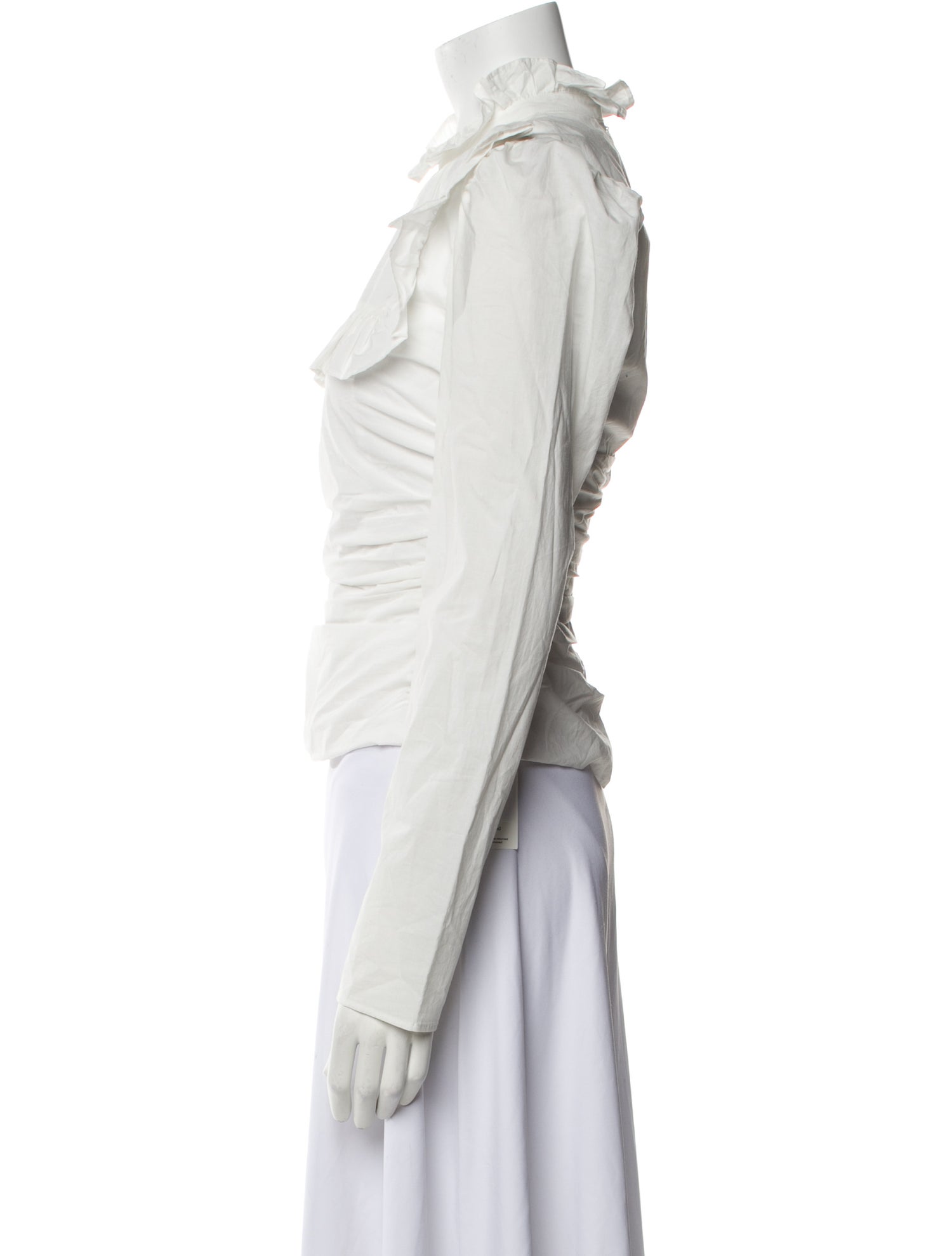 The Garment Mock Neck Long Sleeve Blouse