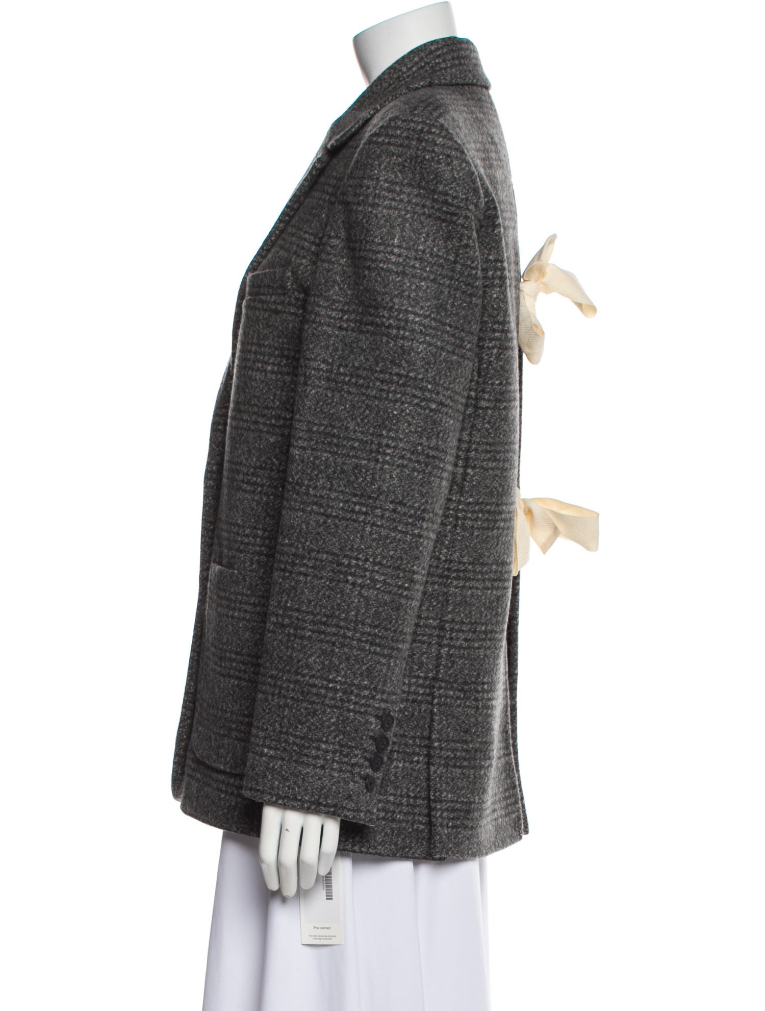 The Garment Wool Plaid Print Blazer w/ Tags