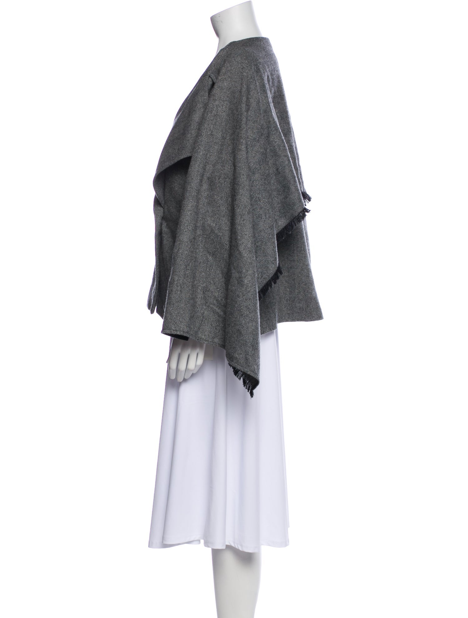 The Garment Wool Tweed Pattern Evening Jacket