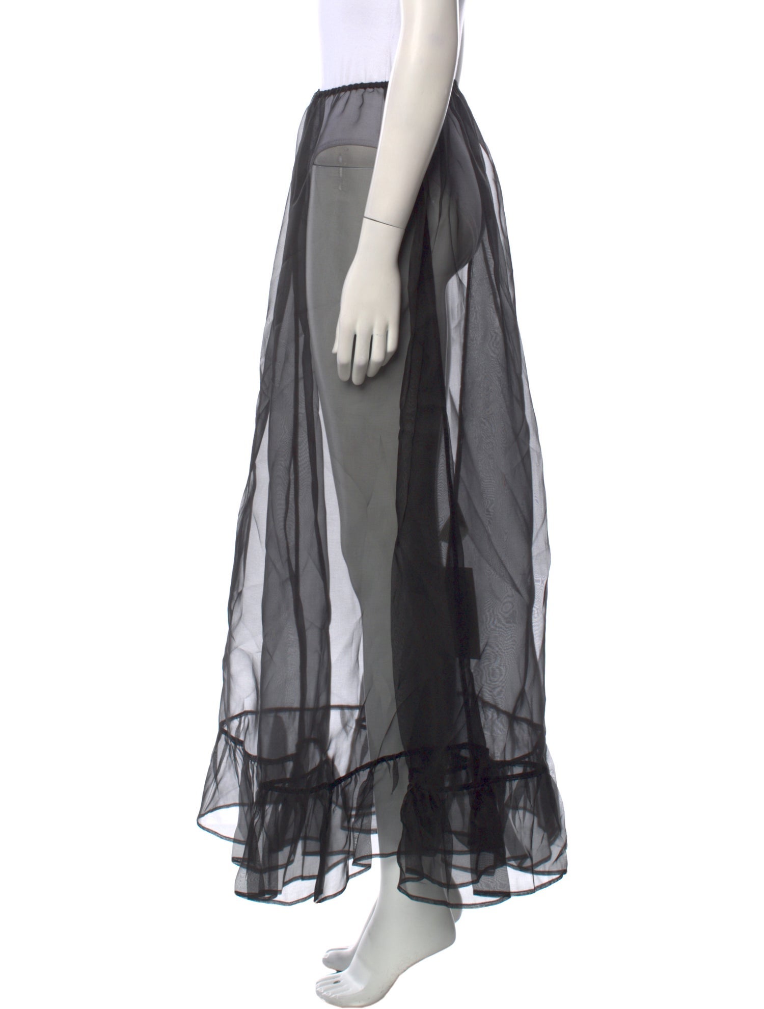 The Garment Silk Long Skirt w/ Tags