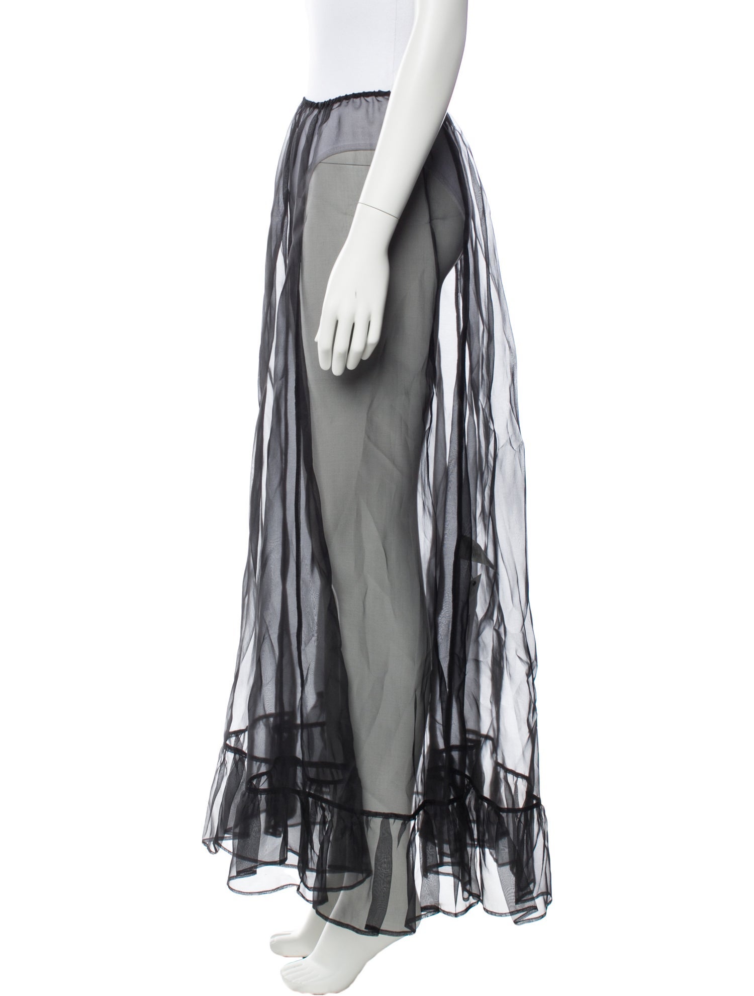 The Garment Silk Long Skirt w/ Tags