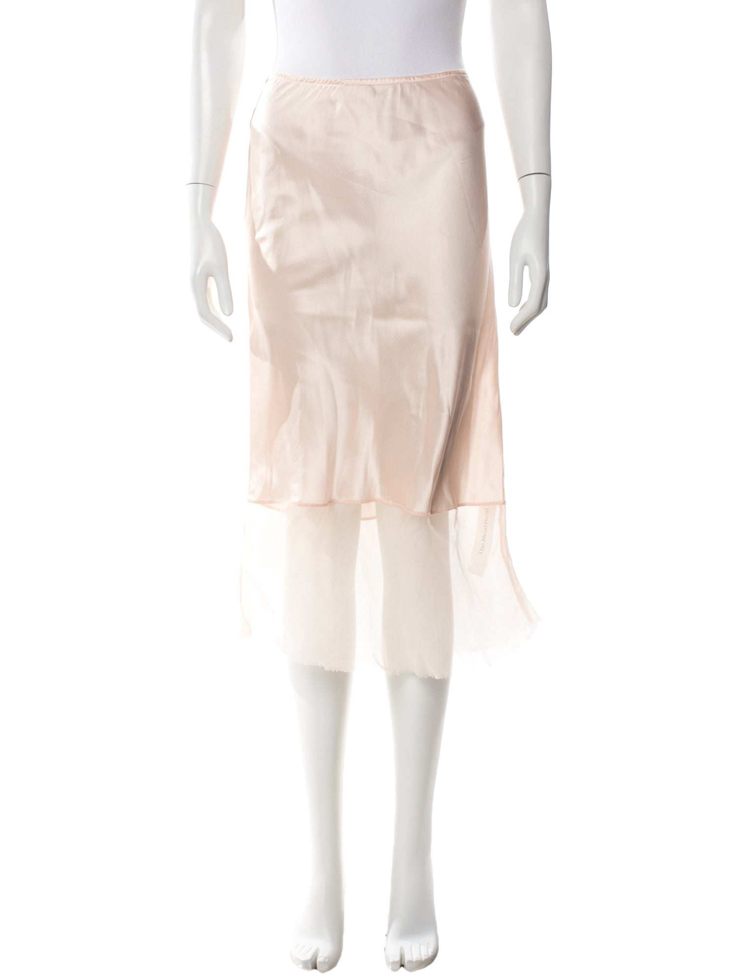 The Garment Silk Knee-Length Skirt