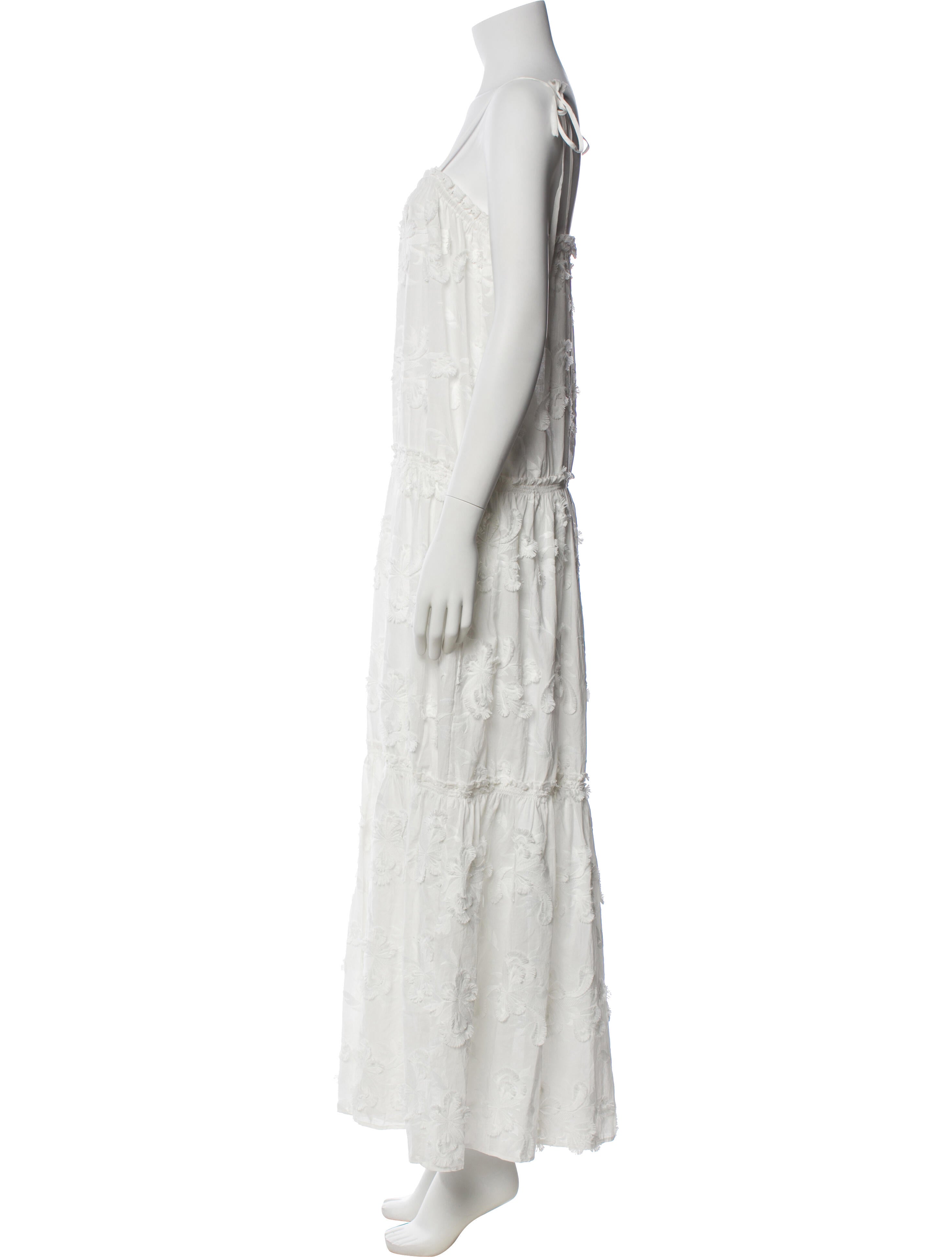 The Garment Square Neckline Long Dress w/ Tags