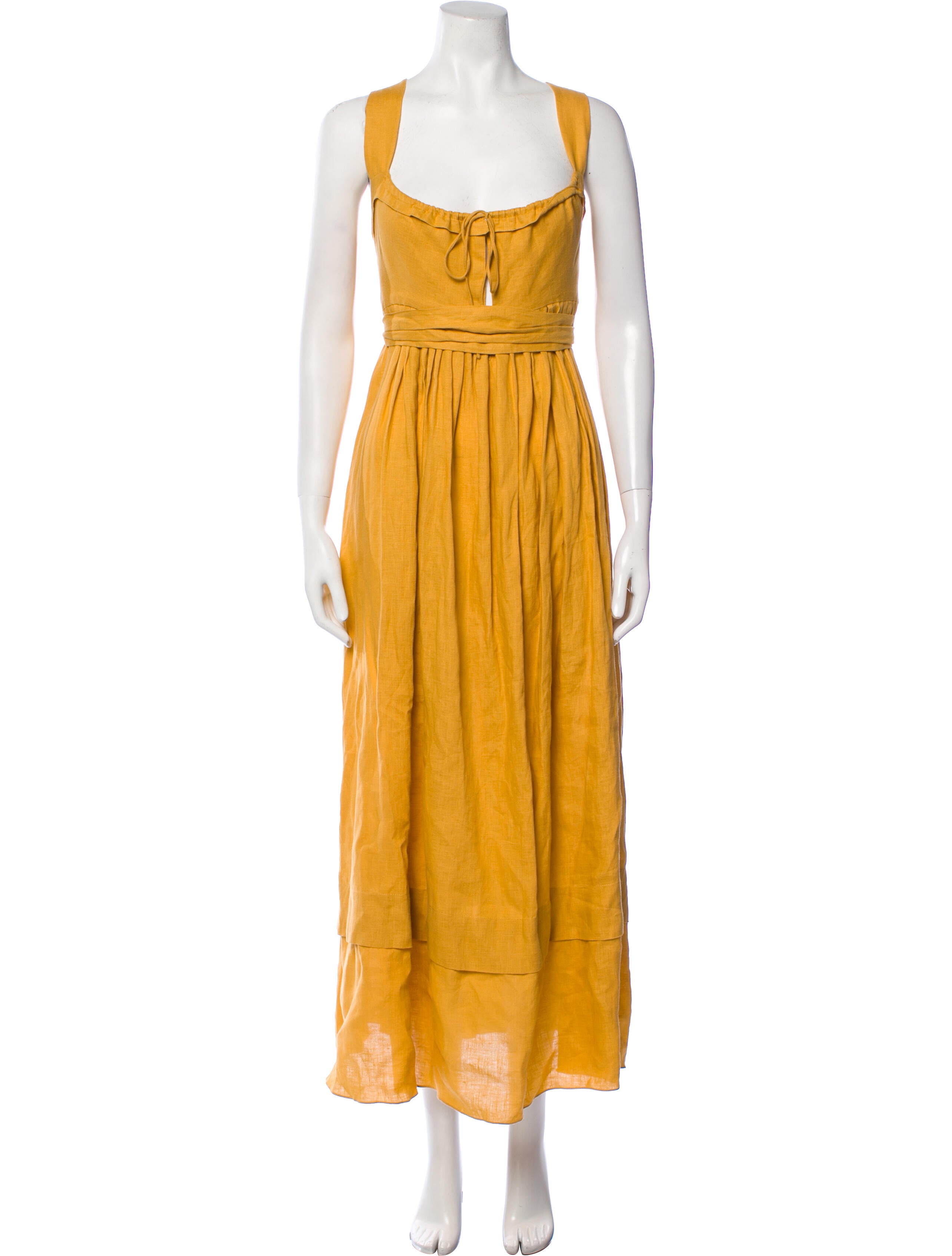 Three Graces Linen Long Dress