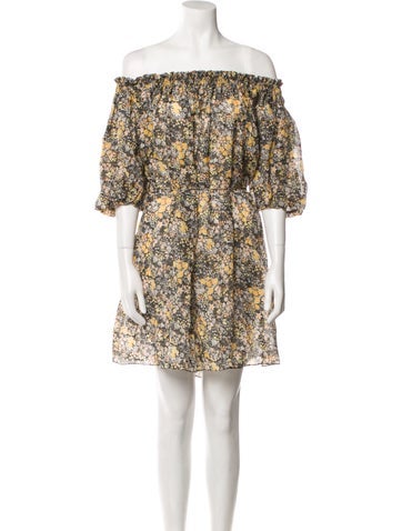 Three Graces Dresses Floral Print Mini Dress M