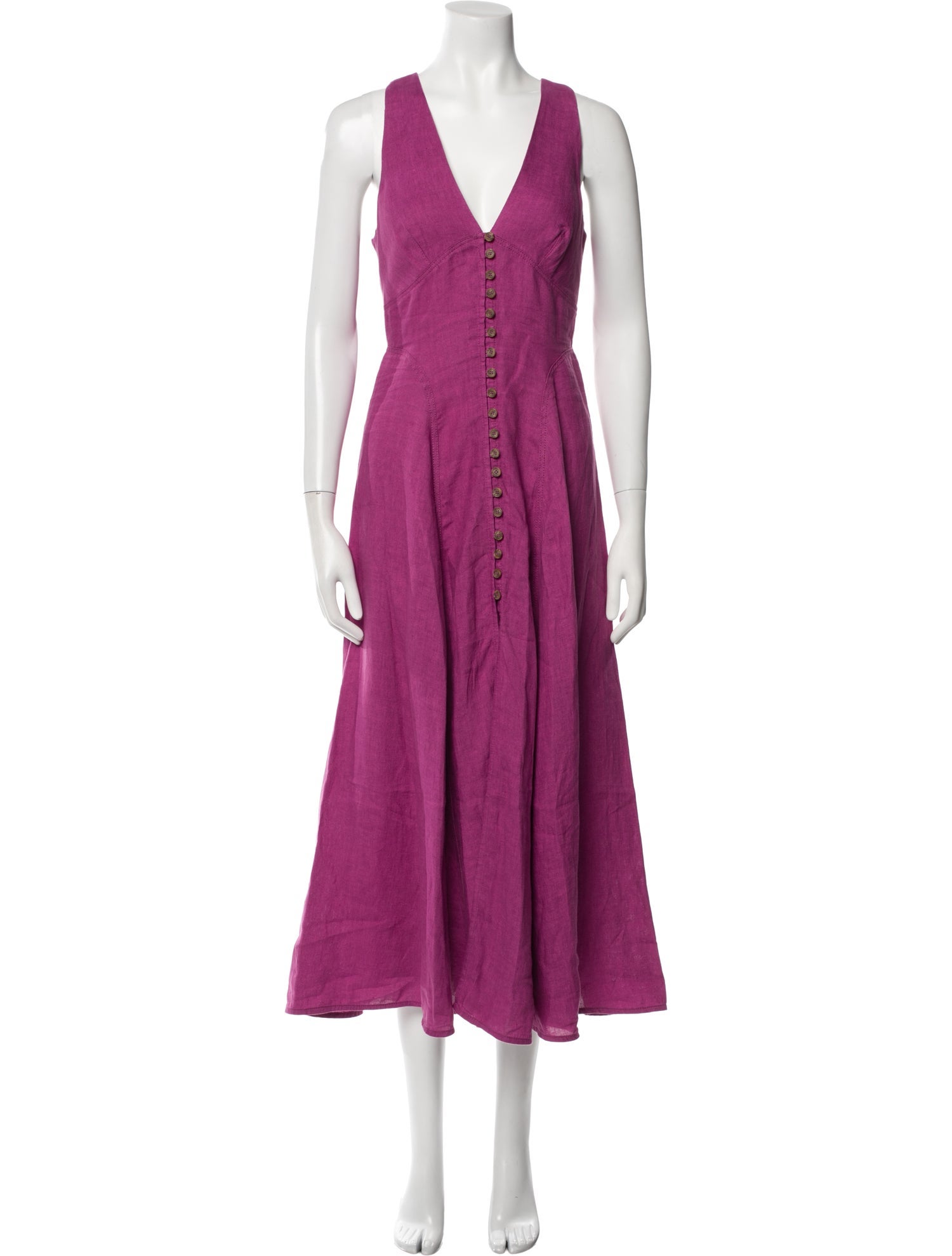 Three Graces Linen Long Dress