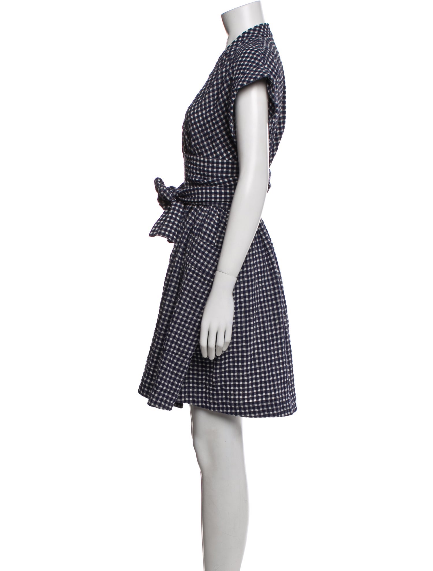 Three Graces Plaid Print Knee-Length Dress