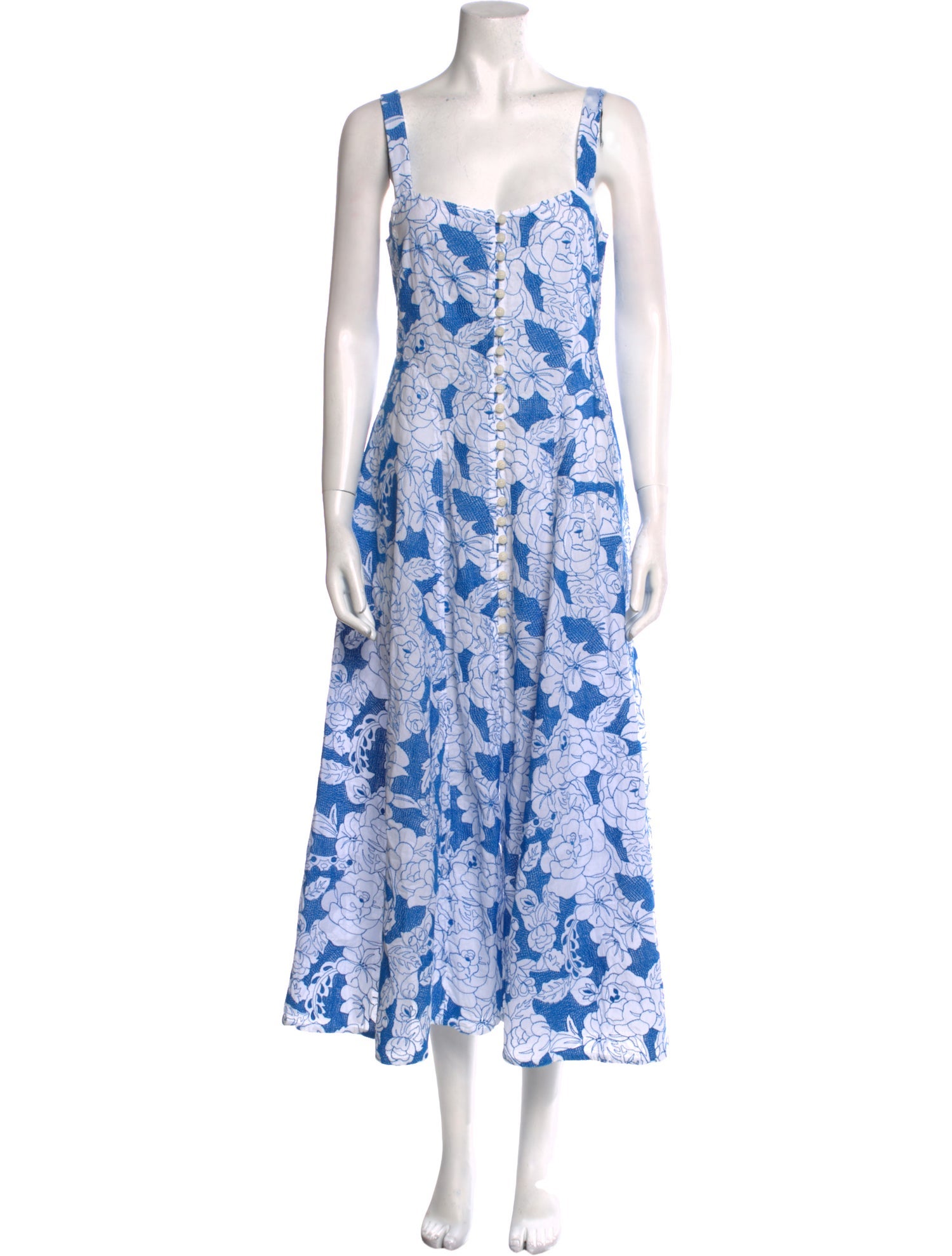 Three Graces Floral Print Long Dress