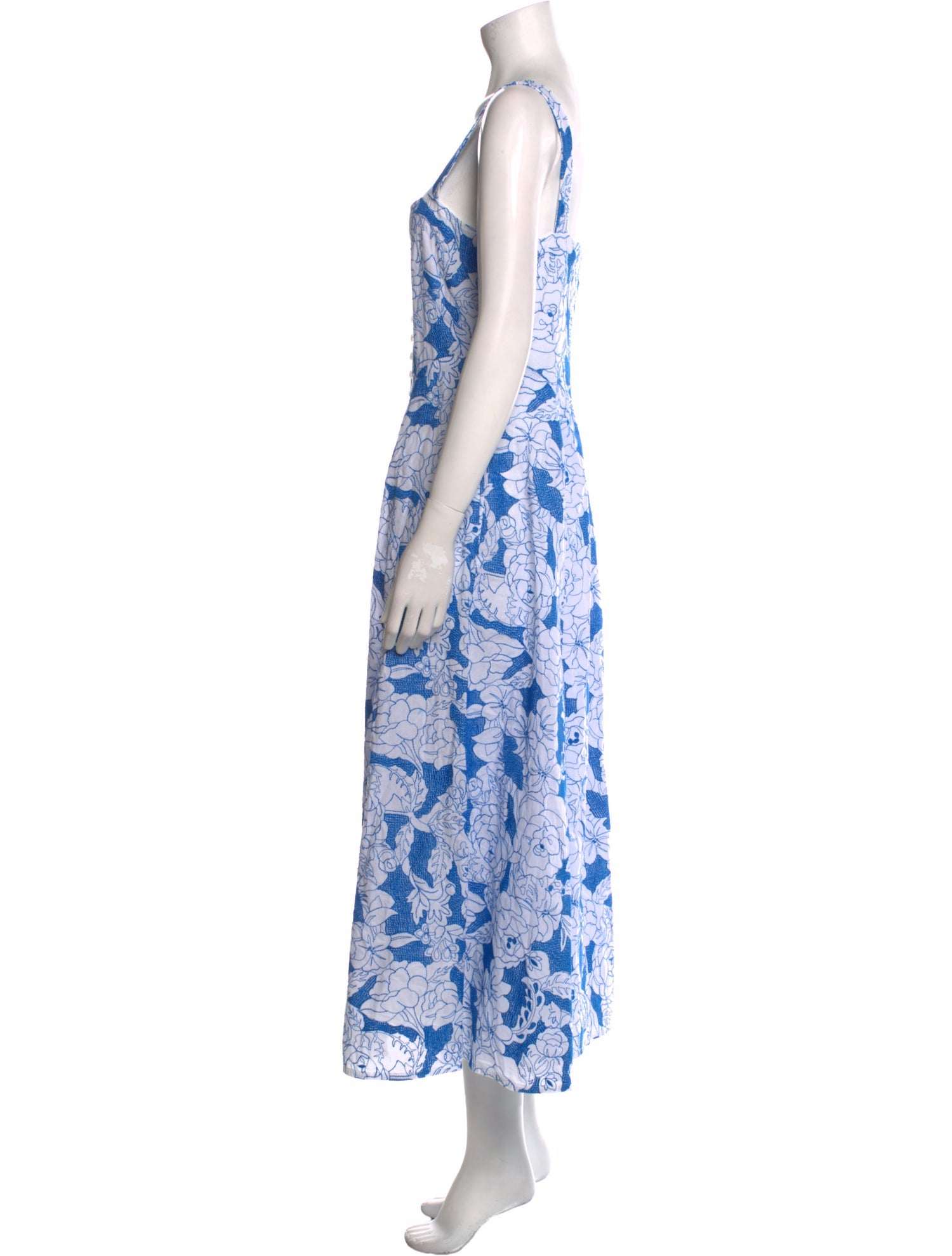 Three Graces Floral Print Long Dress