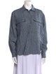 Three Graces Linen Long Sleeve Button-Up Top