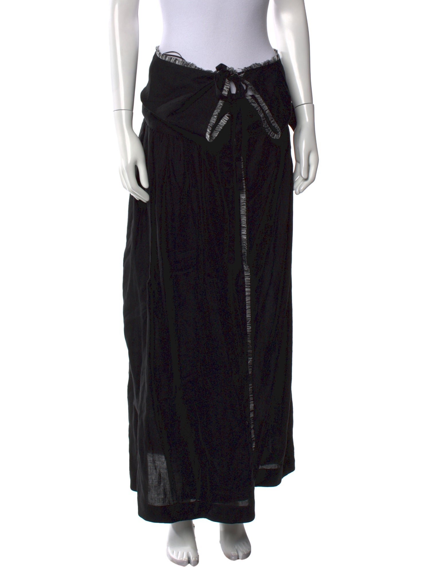 Three Graces Linen Long Skirt