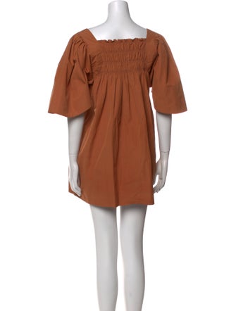 Three Graces Square Neckline Mini Dress