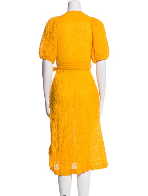 Three Graces V-Neck Midi Length Dress