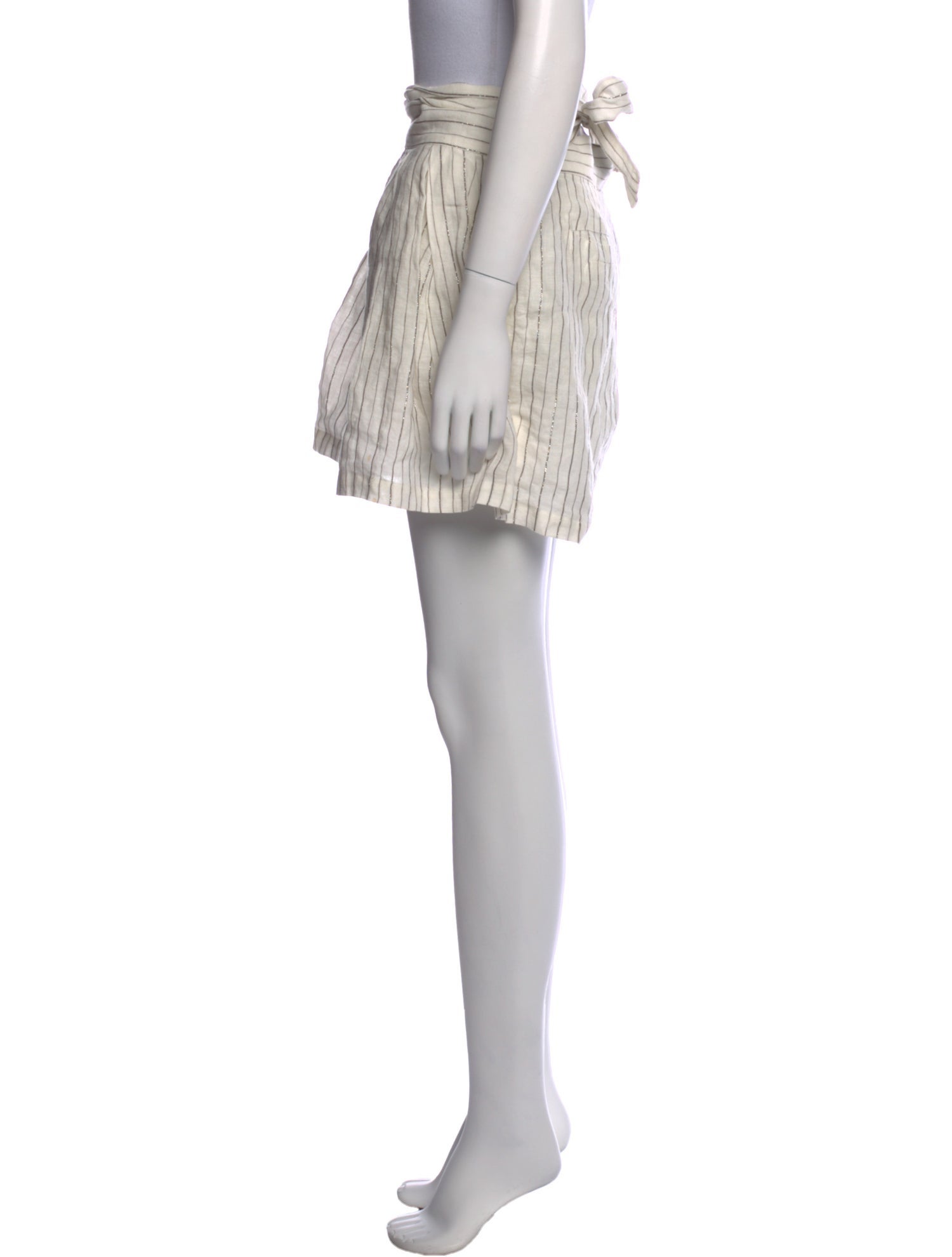 Three Graces Striped Mini Shorts