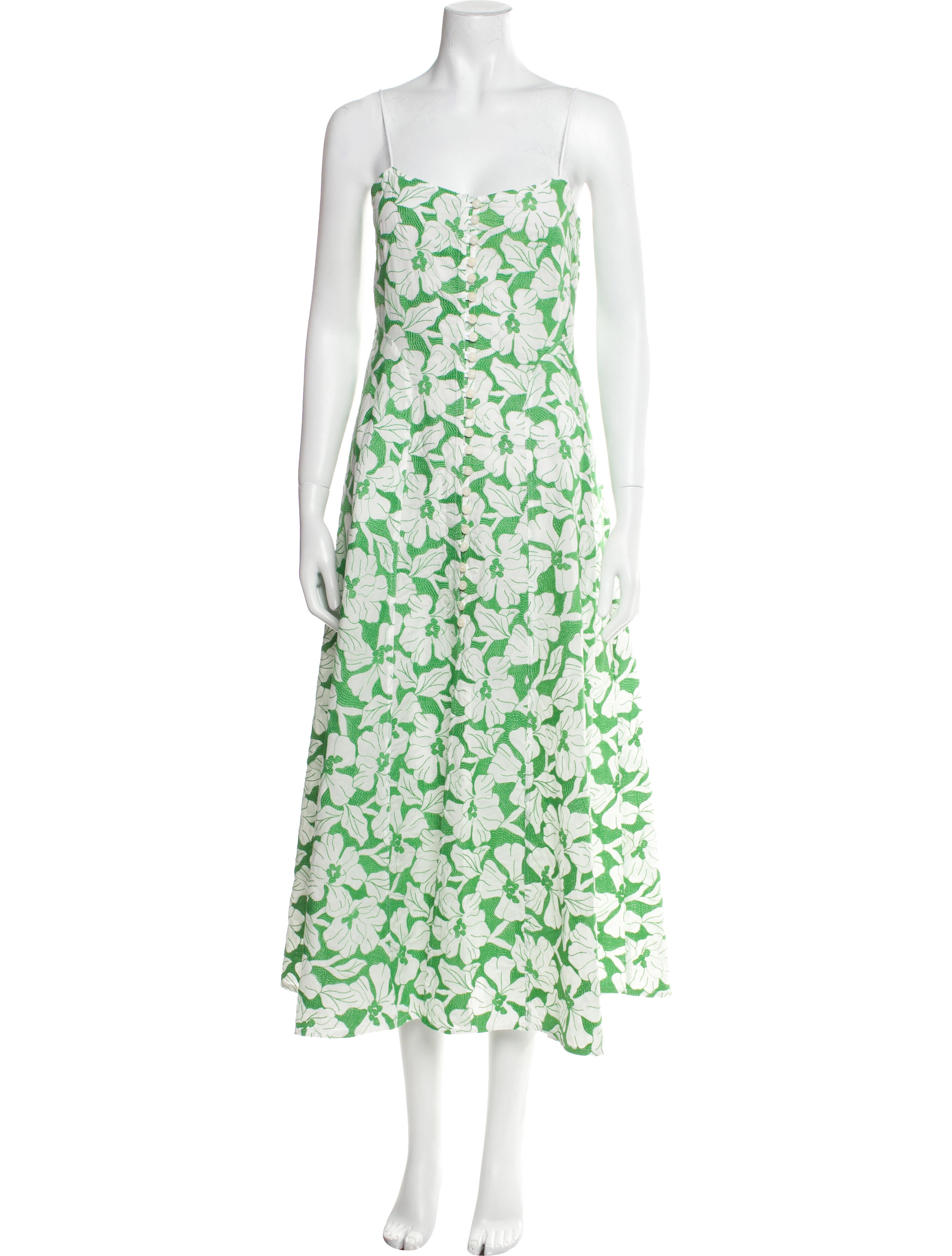 Three Graces Floral Print Long Dress