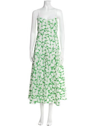 Three Graces Floral Print Long Dress