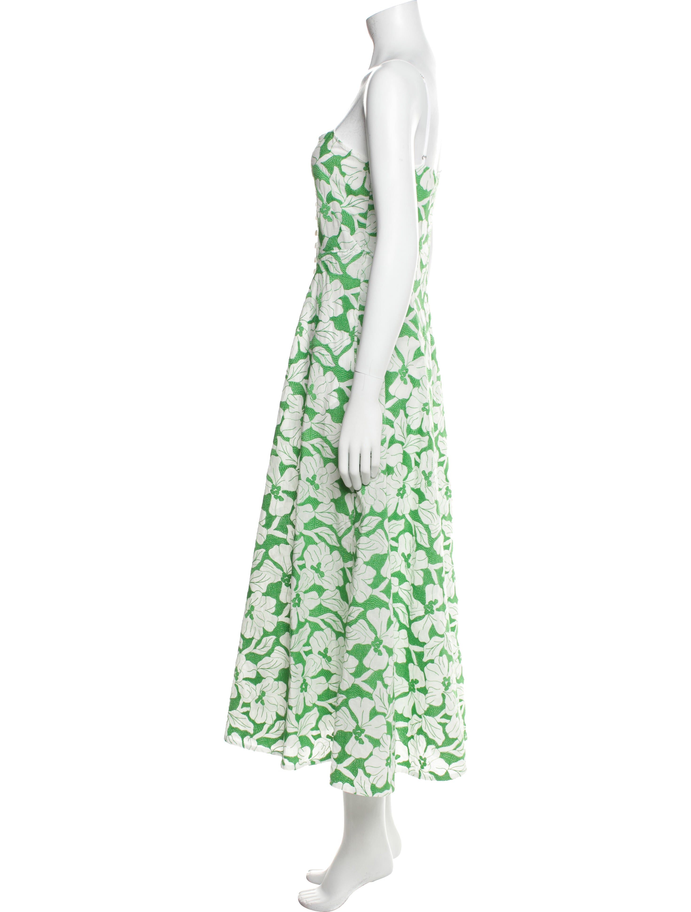 Three Graces Floral Print Long Dress