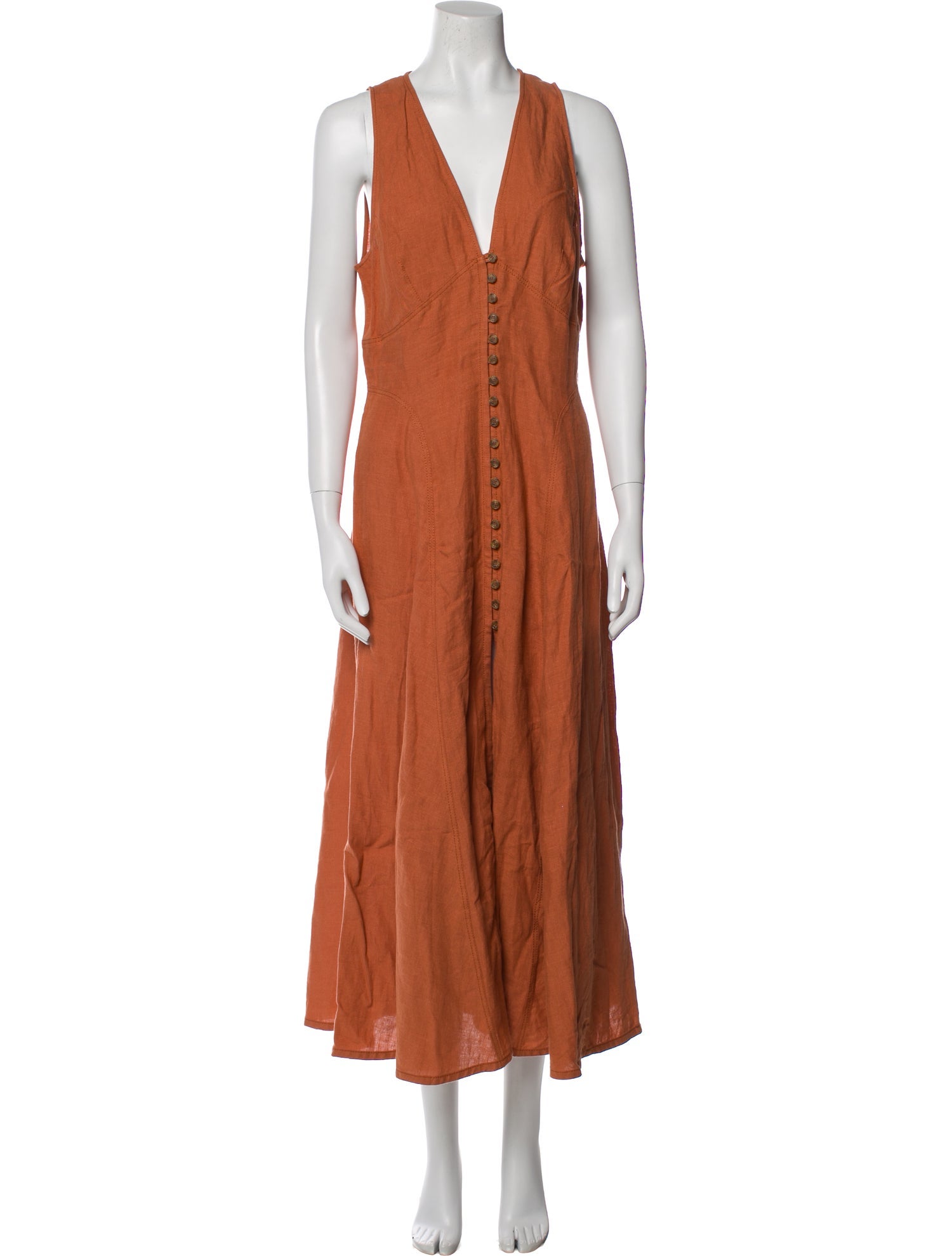 Three Graces Linen Long Dress