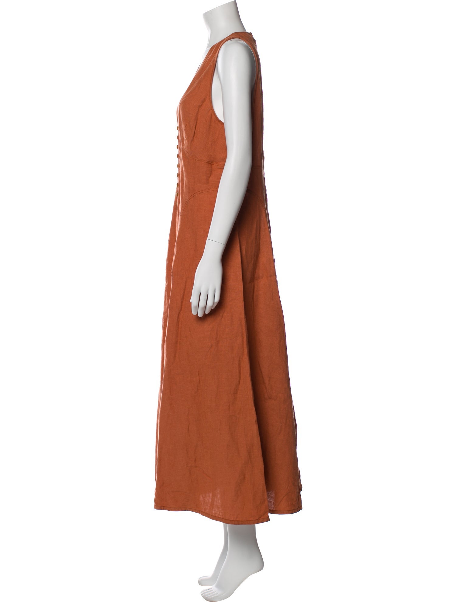 Three Graces Linen Long Dress