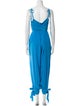 Three Graces Silk Square Neckline Jumpsuit