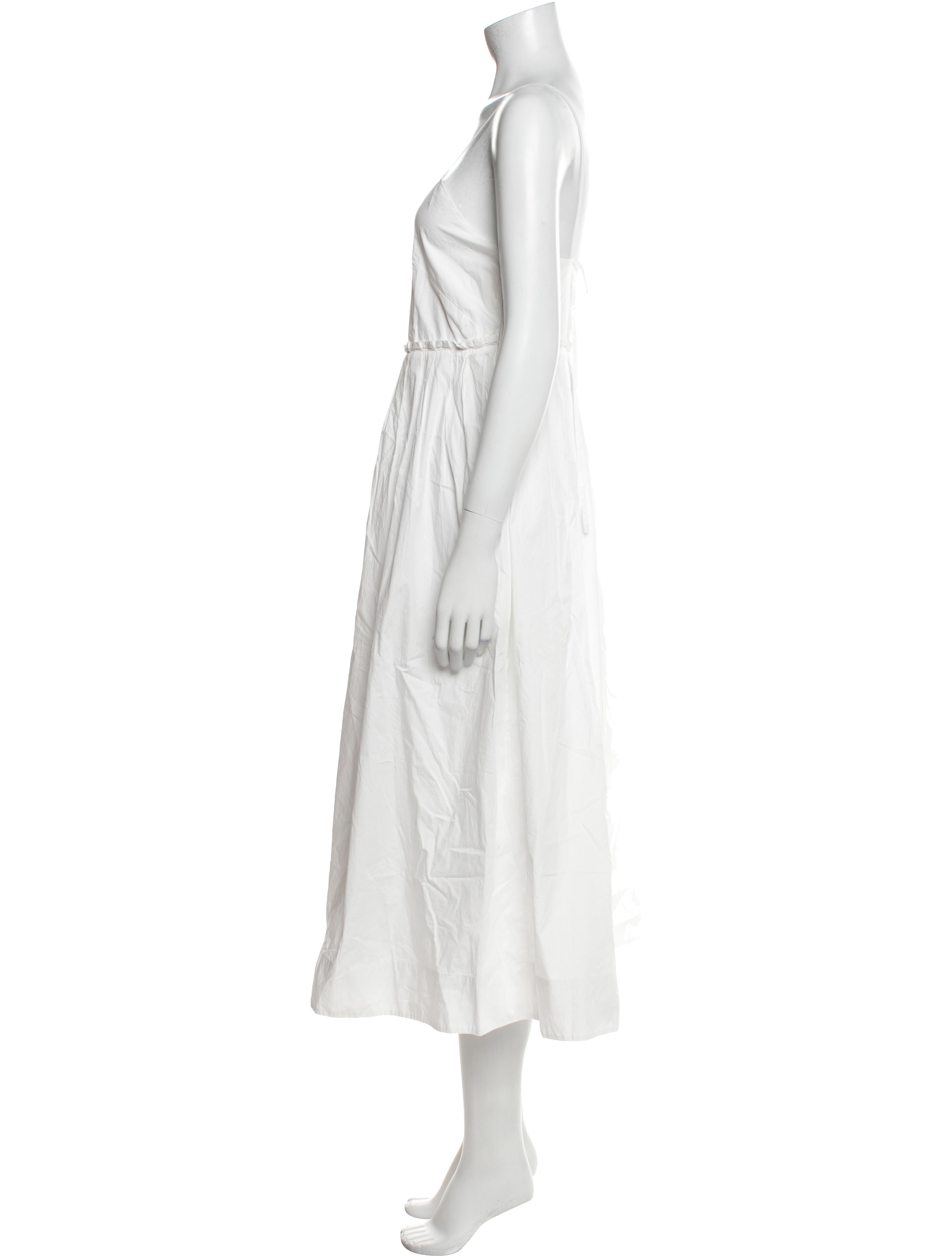 Three Graces Square Neckline Midi Length Dress