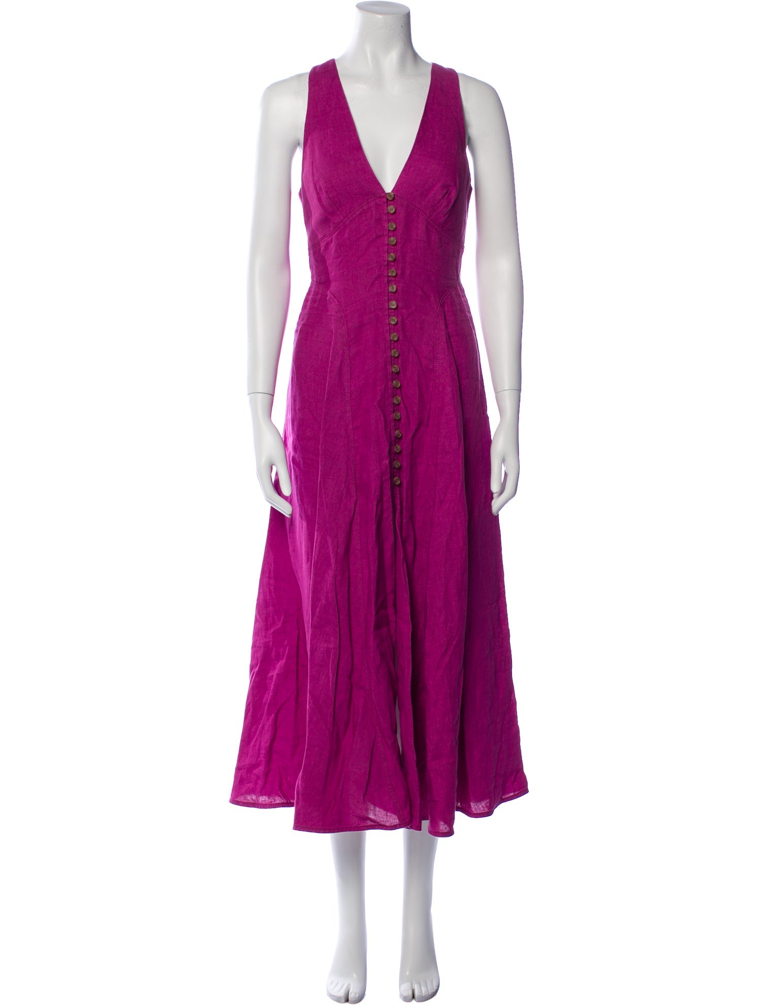 Three Graces Linen Long Dress