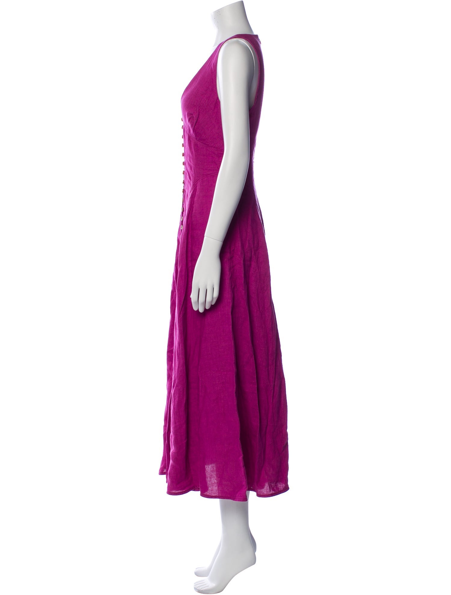 Three Graces Linen Long Dress