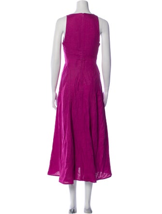 Three Graces Linen Long Dress