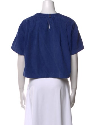 Three Graces Crew Neck Short Sleeve Crop Top