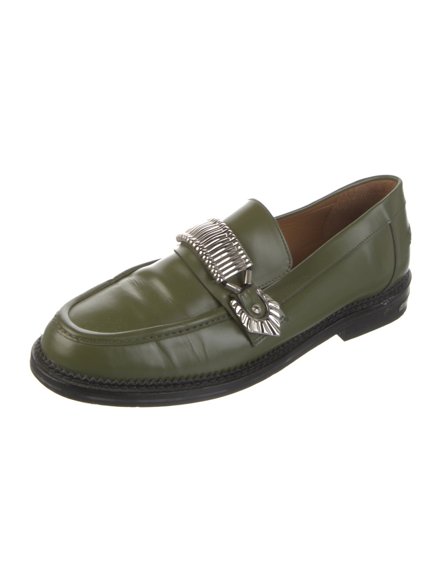 Toga Virilis Leather Dress Loafers