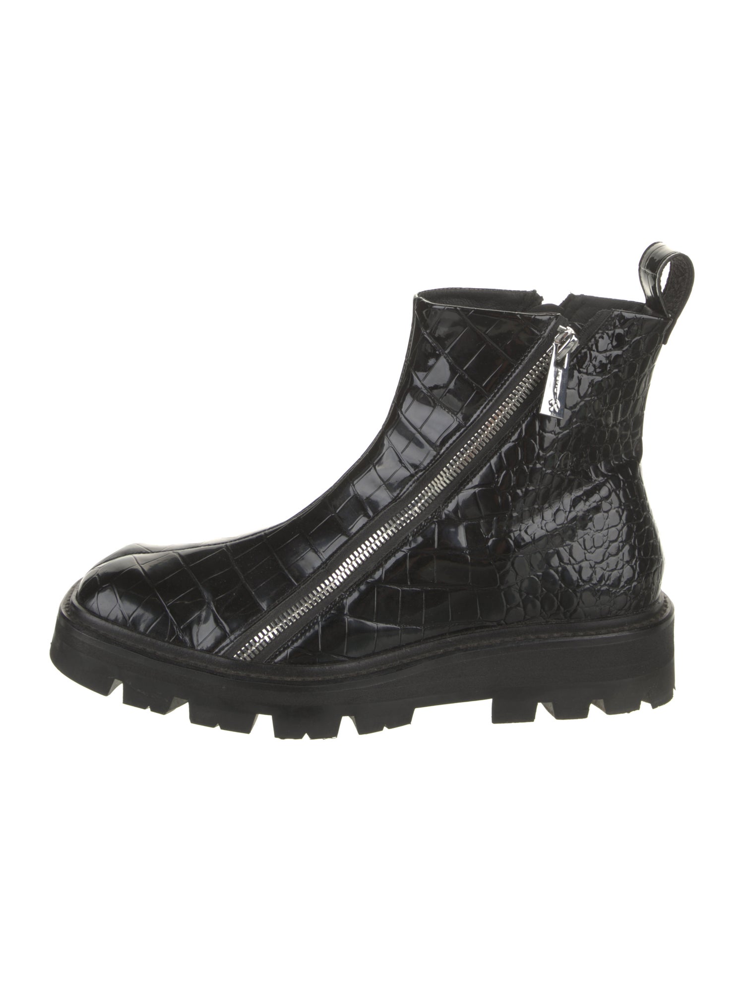 GmbH Embossed Leather Boots