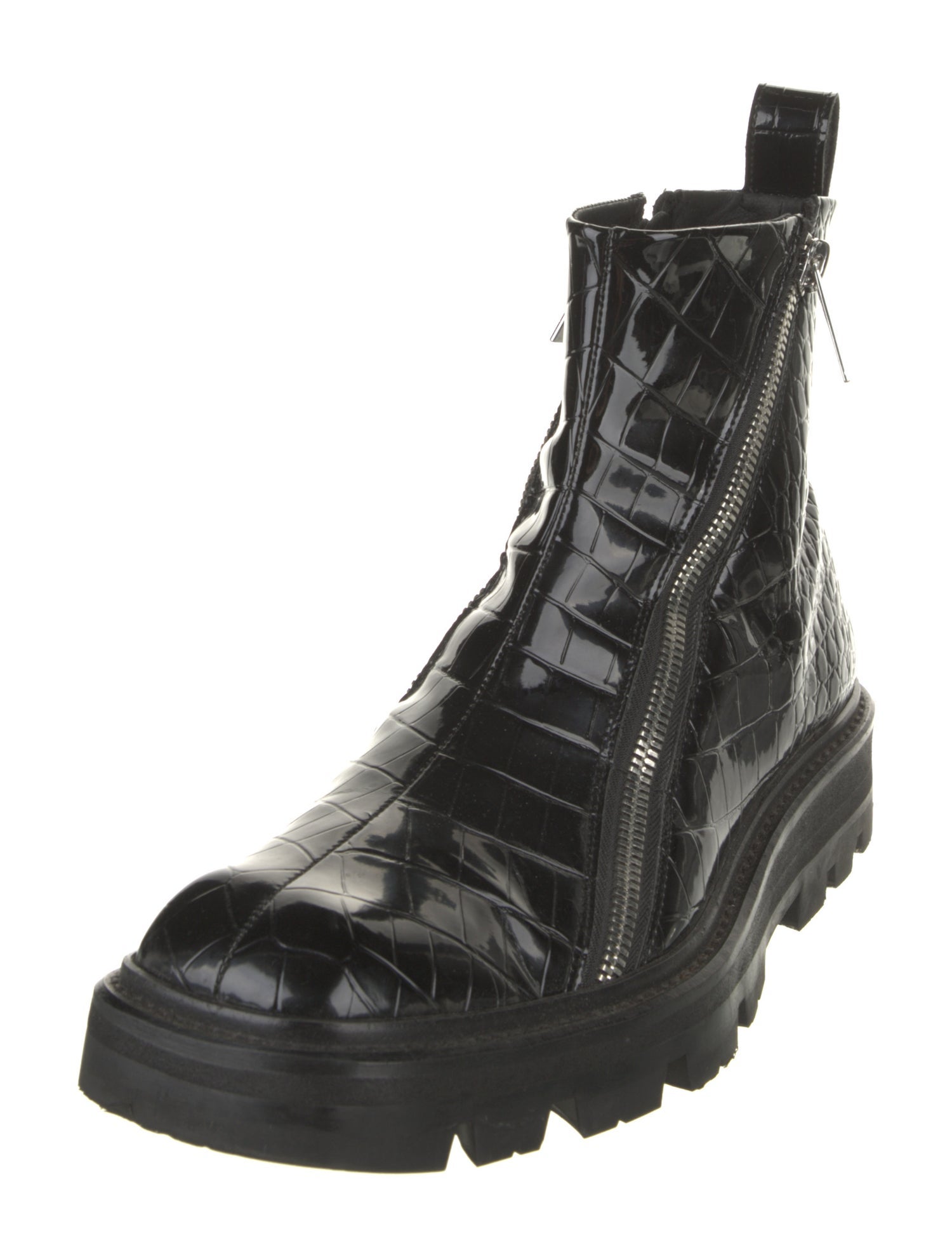 GmbH Embossed Leather Boots