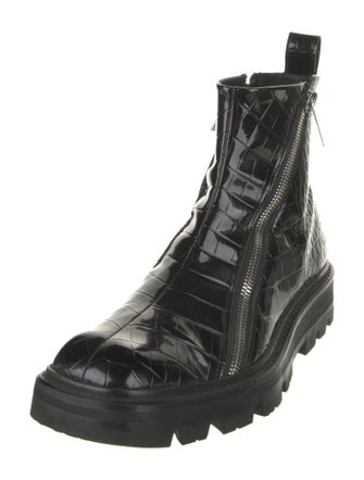 GmbH Embossed Leather Boots