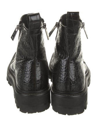 GmbH Embossed Leather Boots