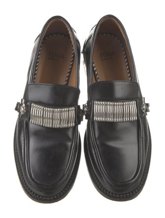 Toga Virilis Leather Loafers