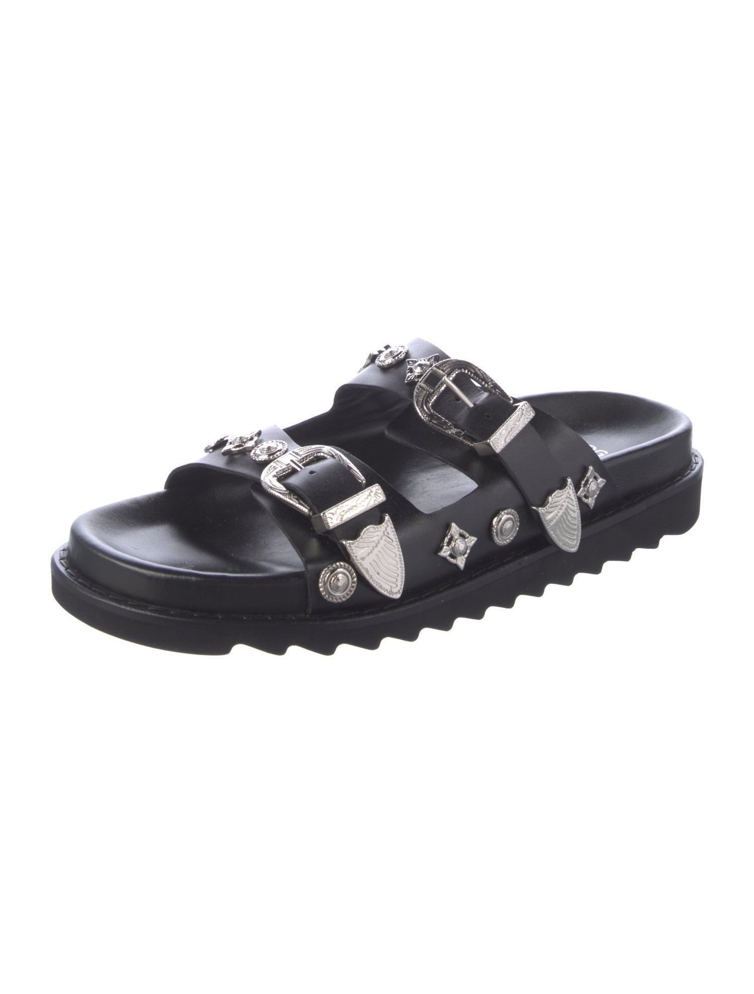 Toga Virilis Leather Slides