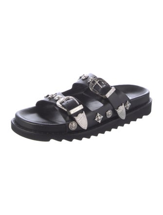 Toga Virilis Leather Slides
