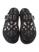 Toga Virilis Leather Studded Accents Slippers