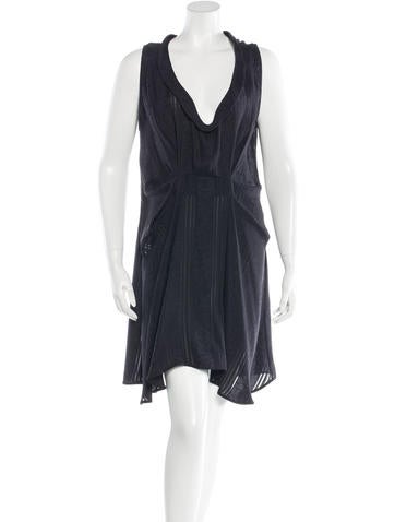 Thakoon Silk Matelassé Mini Dress