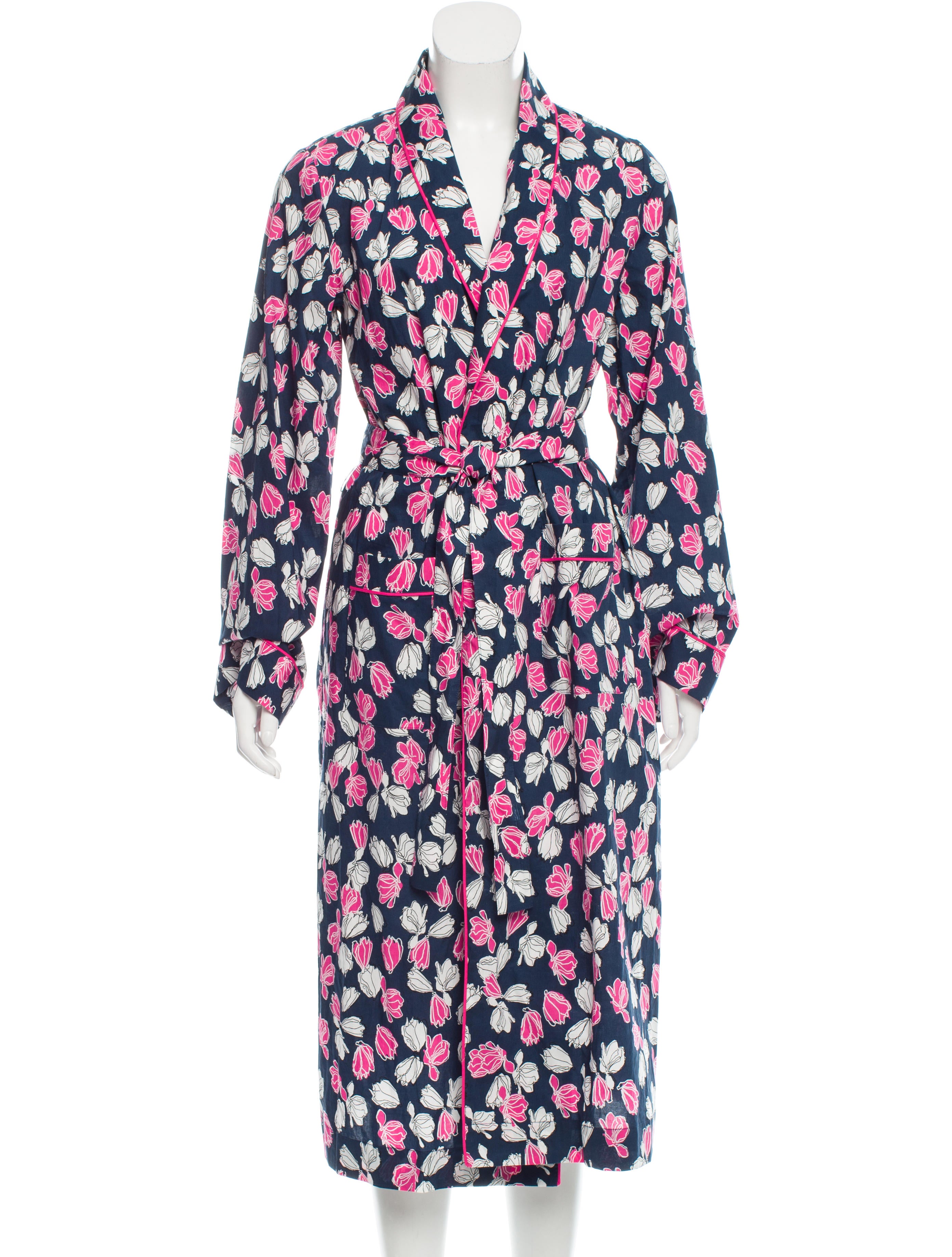 Thakoon Long Printed Robe Clothing WTHAK25097 The RealReal