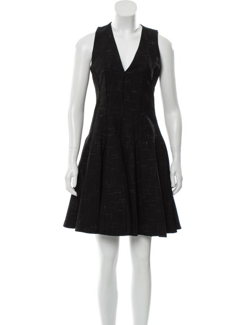 Thakoon Sleeveless A-Line Dress Black