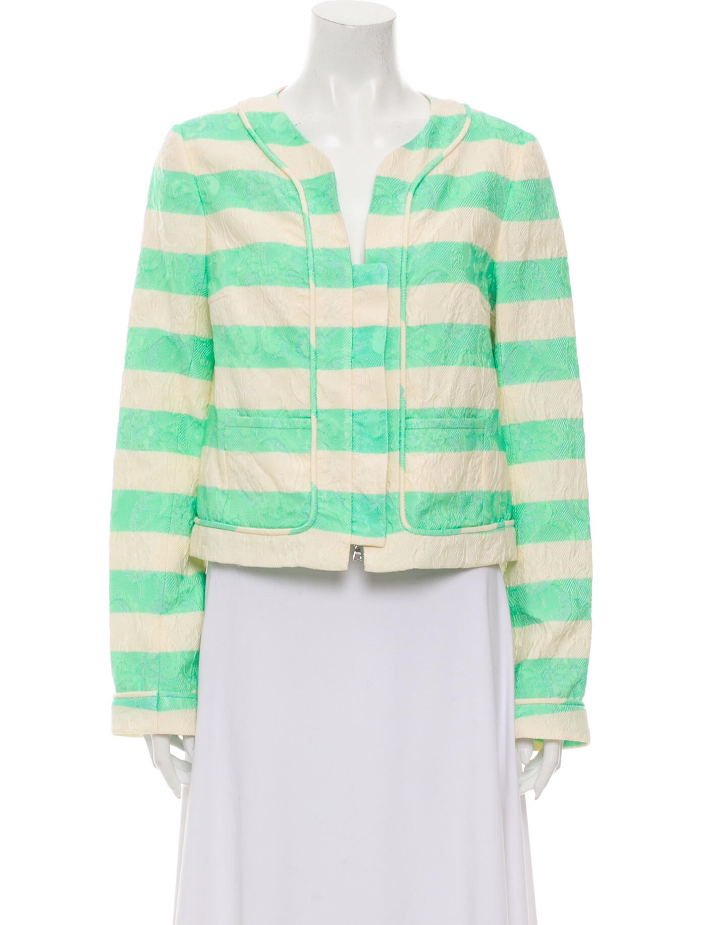 Thakoon Striped Evening Jacket