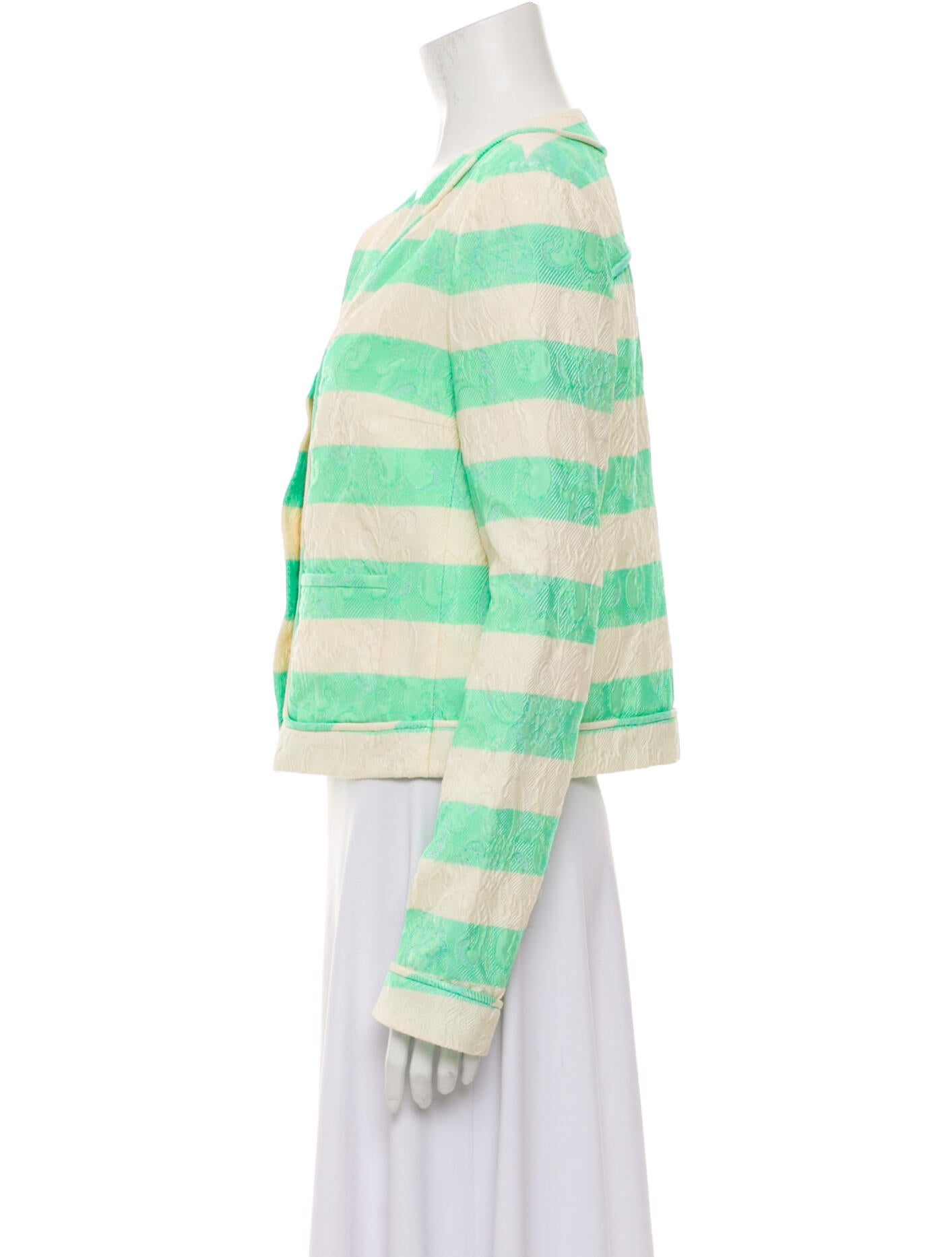 Thakoon Striped Evening Jacket