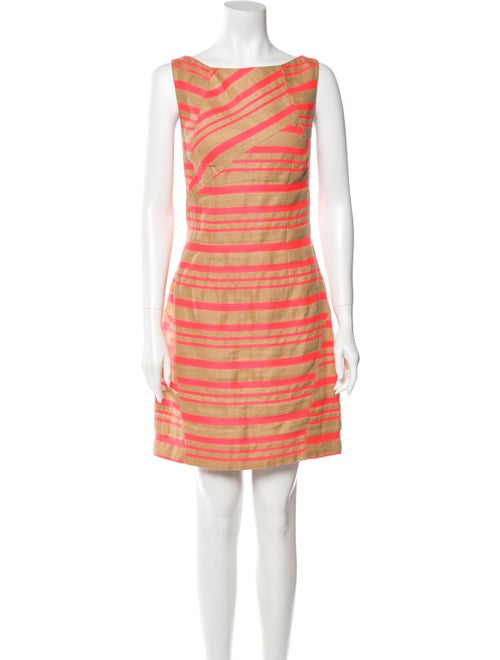 Thakoon Linen Mini Dress Pink