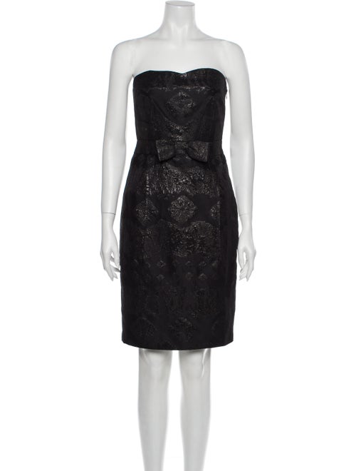 Thakoon Strapless Mini Dress Black
