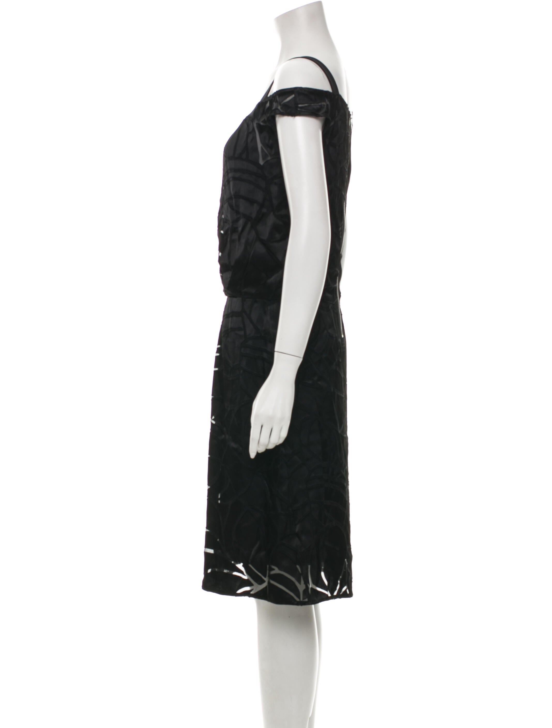 Thakoon Square Neckline Knee-Length Dress