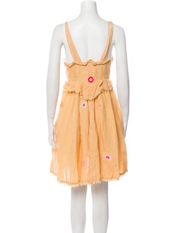 Thierry Colson Dresses V-Neck Mini Dress L