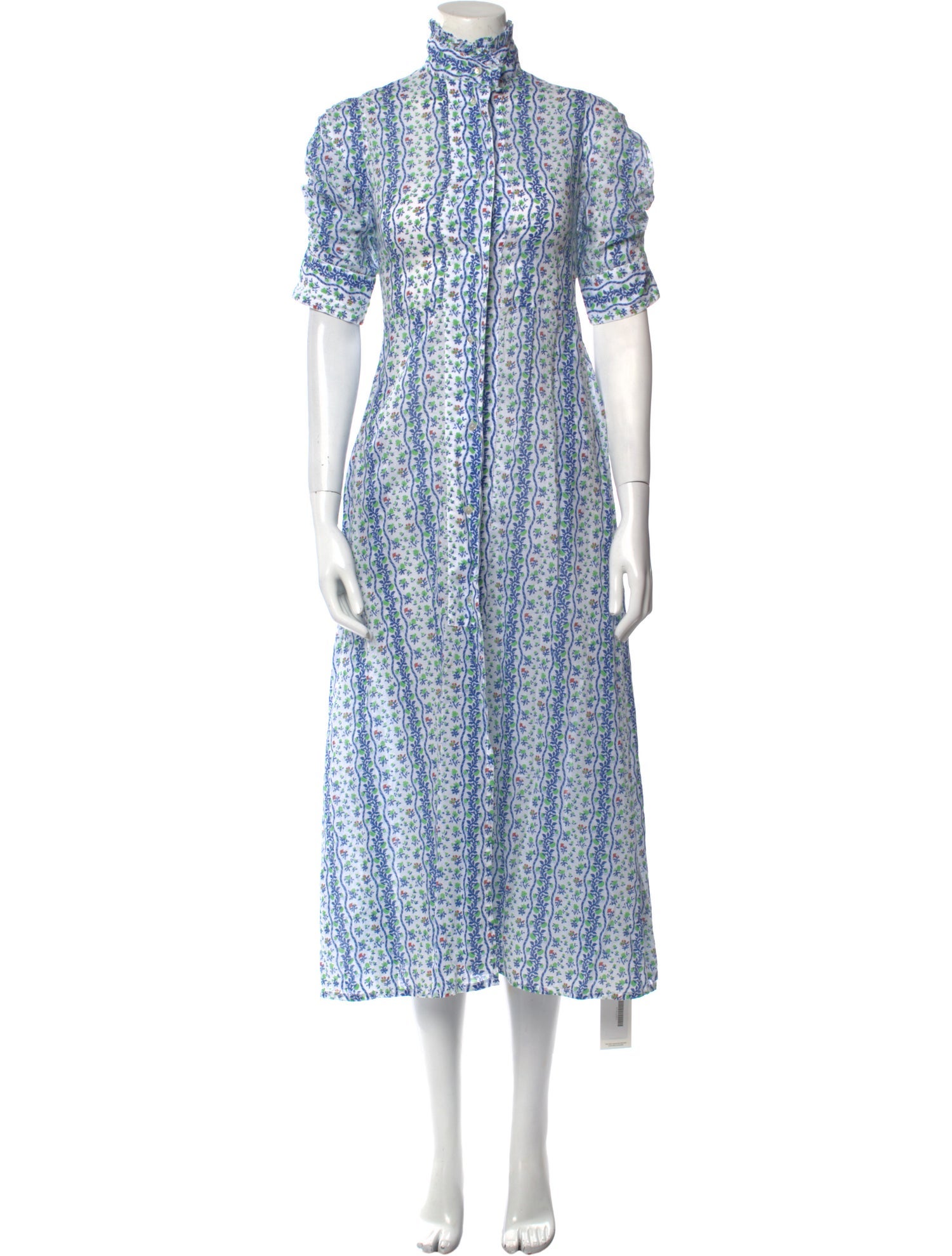 Thierry Colson Floral Print Long Dress