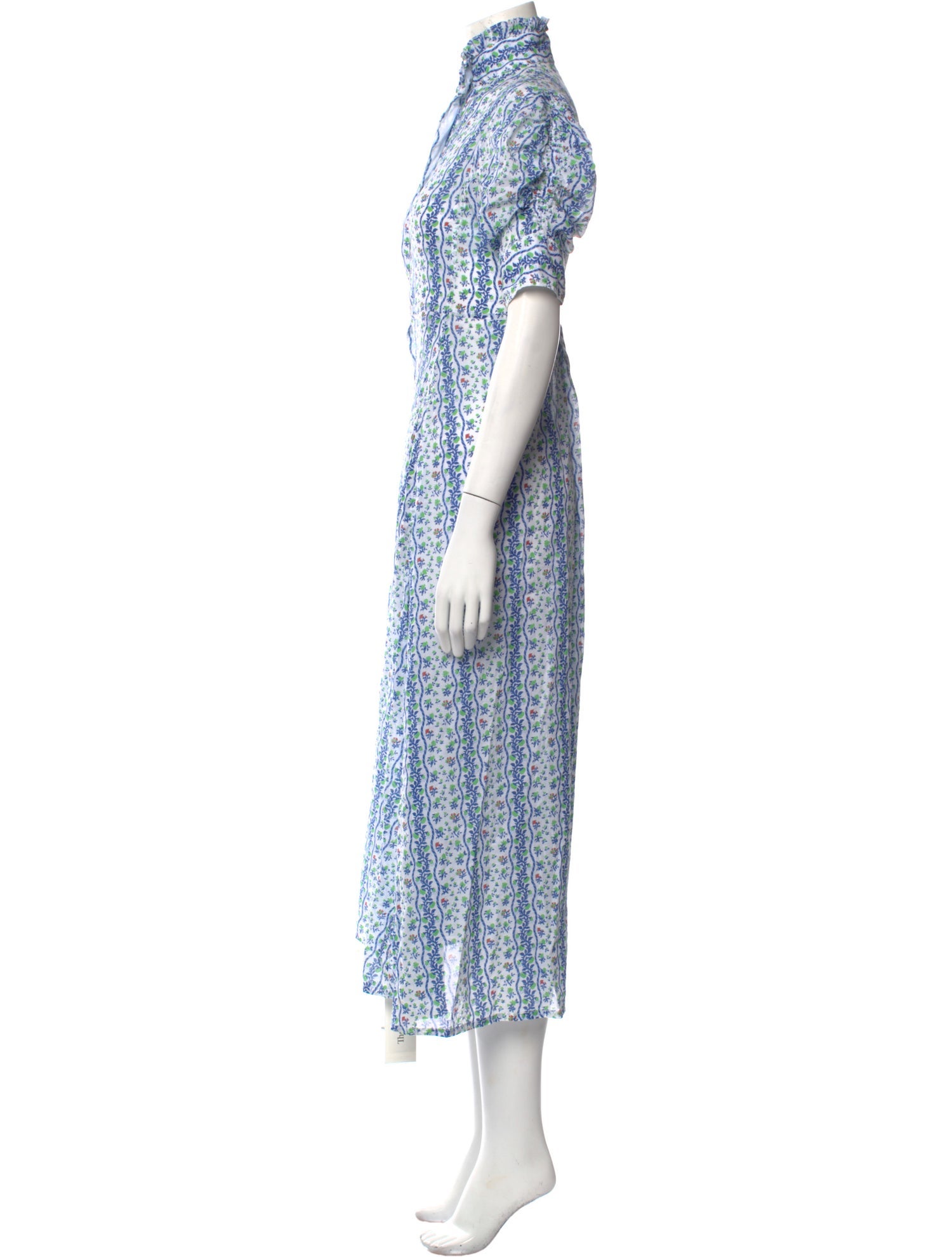 Thierry Colson Floral Print Long Dress