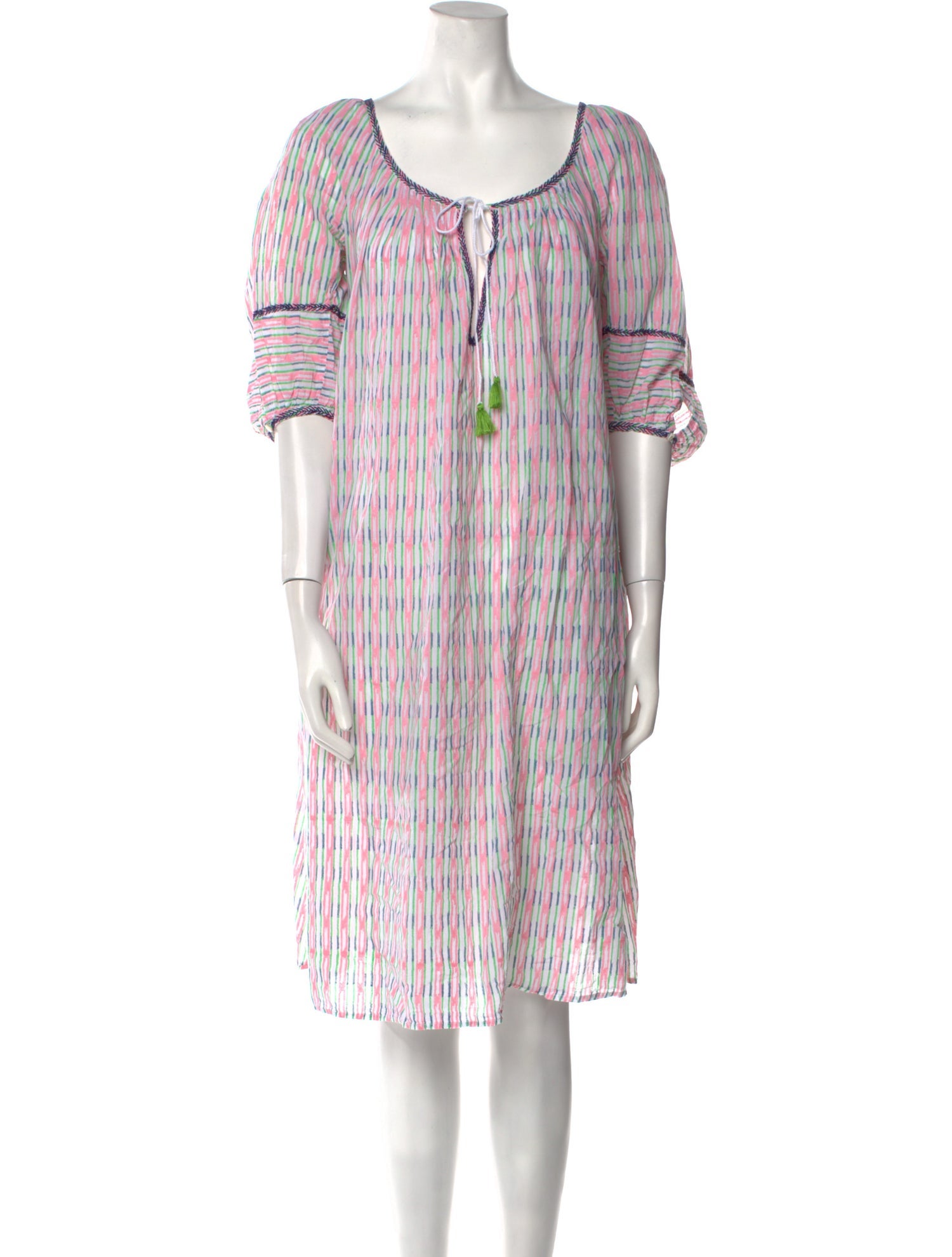 Thierry Colson Striped Mini Dress